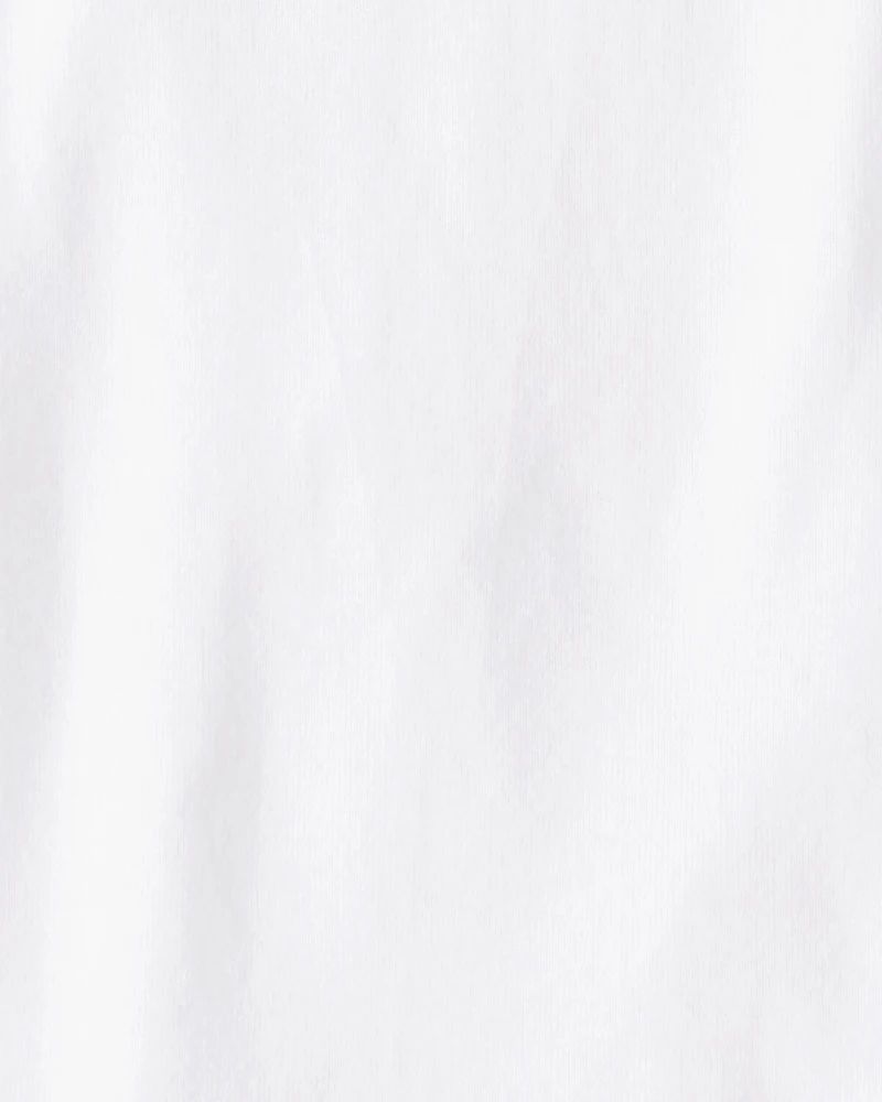 Baby 5-Pack Sleeveless Bodysuits - White