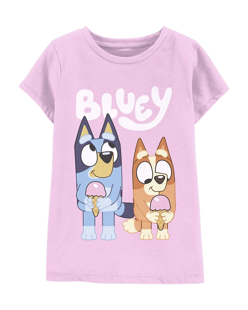 Toddler Girl Bluey Graphic Tee - Pink