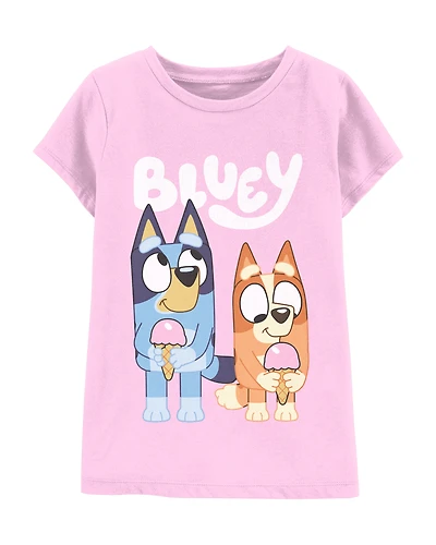 Toddler Girl Bluey Graphic Tee - Pink