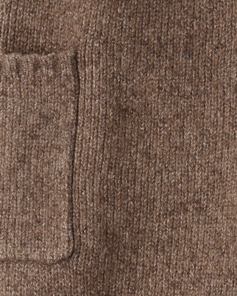 Toddler Boy Pull-on Sweater Knit Joggers - Brown
