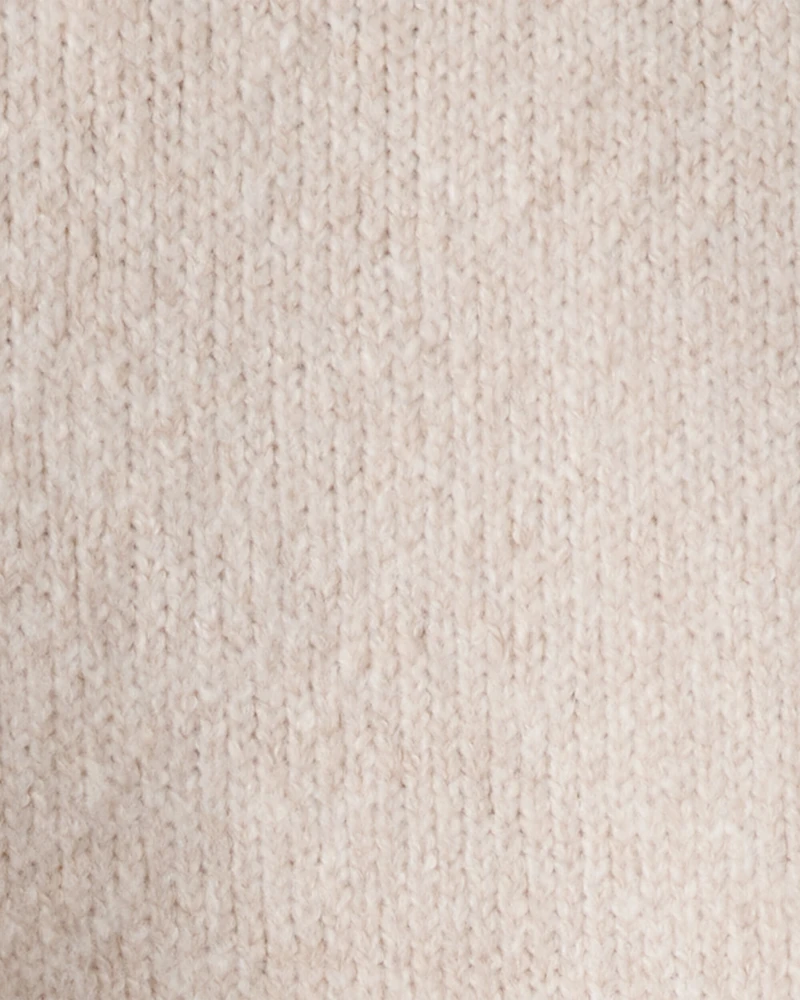 Girls Flare Sweater Pants - Ivory