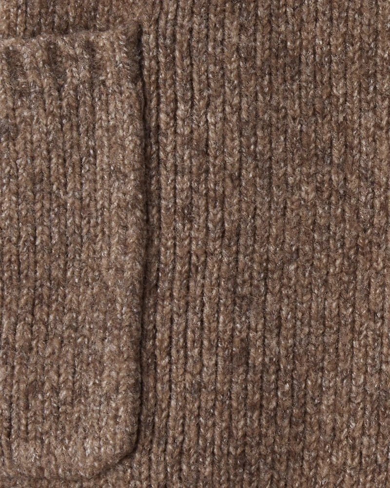Baby Boy Pull-on Sweater Knit Joggers - Brown