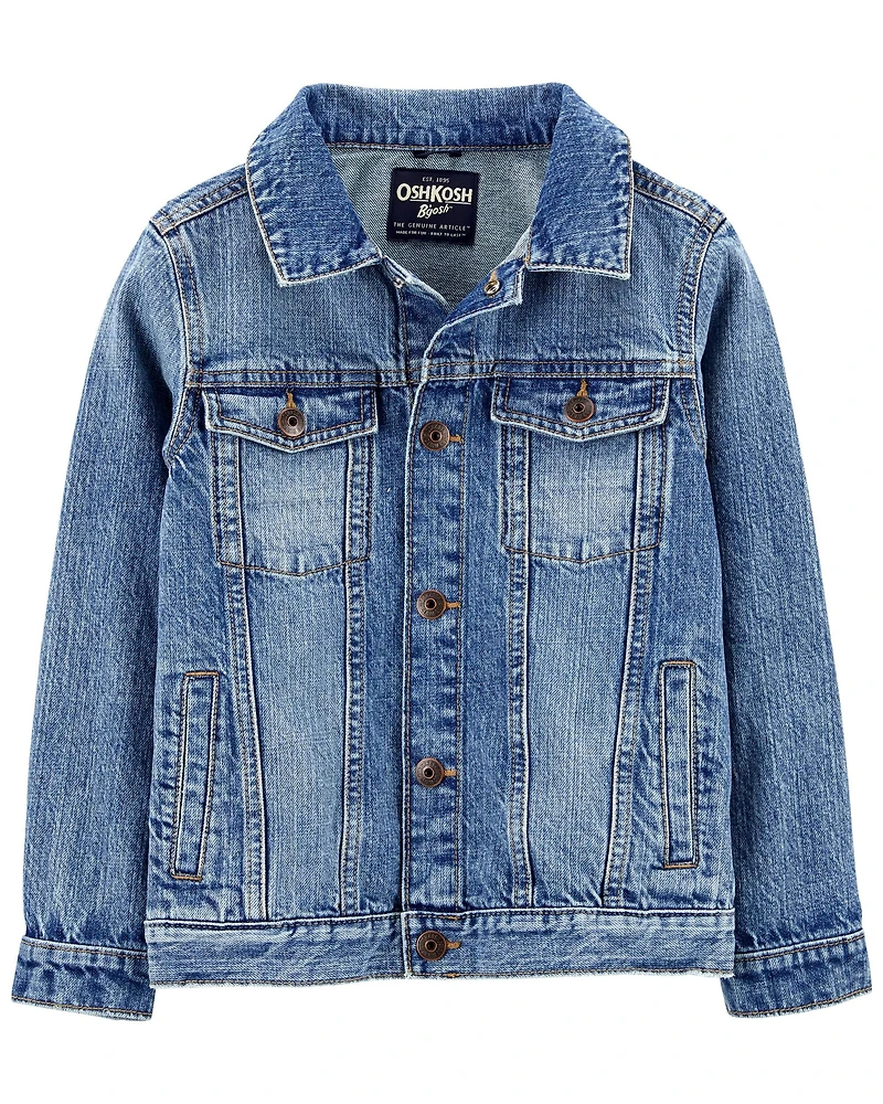 Kid Denim Jacket - Medium Wash