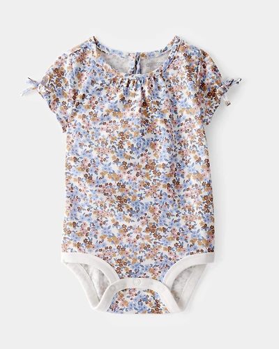Baby Floral Short-Sleeve Bodysuit