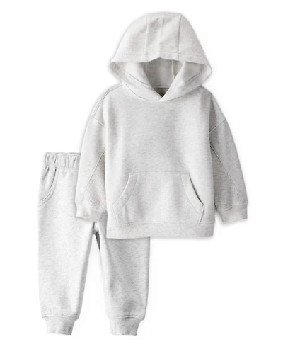 Baby Boy 2-Piece DayDream Fleece Long-Sleeve Hoodie & Joggers Set - Grey