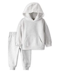 Baby Boy 2-Piece DayDream Fleece Long-Sleeve Hoodie & Joggers Set - Grey
