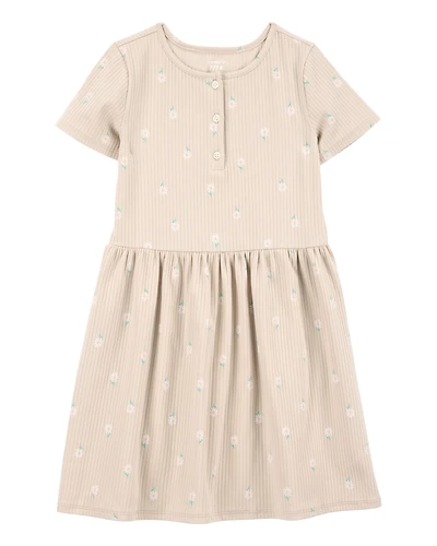 Kid Floral Short-Sleeve Dress