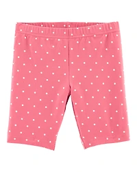 Kid Polka Dot Bike Shorts