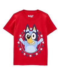 Toddler Boy 4th Of July Bluey Tee