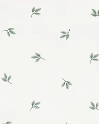 Baby Leaf Print PurelySoft Blanket - Ivory