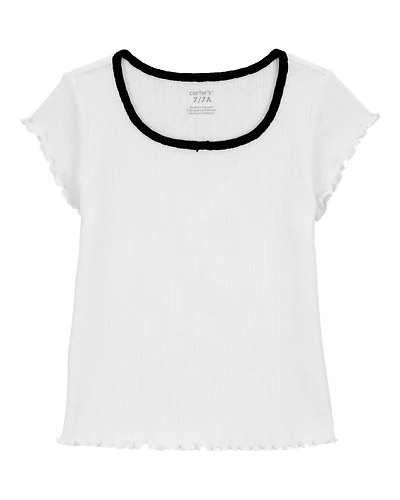 Kid Pointelle Baby Tee