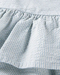 Baby Organic Cotton Seersucker Sunsuit