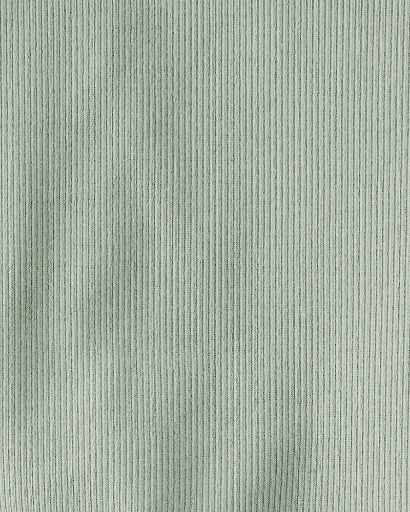 Toddler Organic Cotton Ribbed Pajamas Set