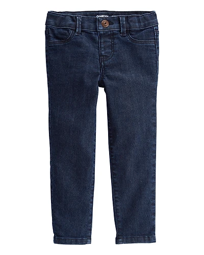 Toddler Dark Blue Wash Skinny-Leg Jeans