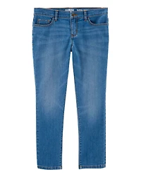 Kid Medium Blue Wash Plus-Fit Skinny-Leg Jeans