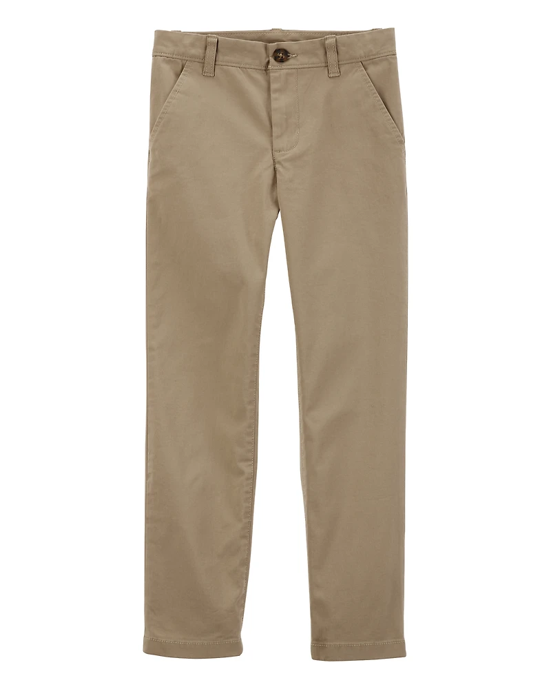 Kid Flat-Front Pants