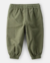 Baby Boy Herringbone Fashion Pants - Green