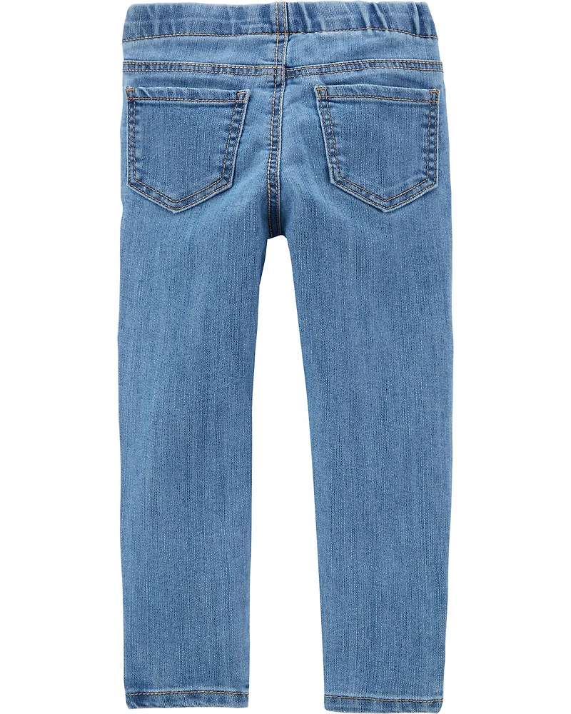 Kid Medium Blue Wash Skinny-Leg Jegging