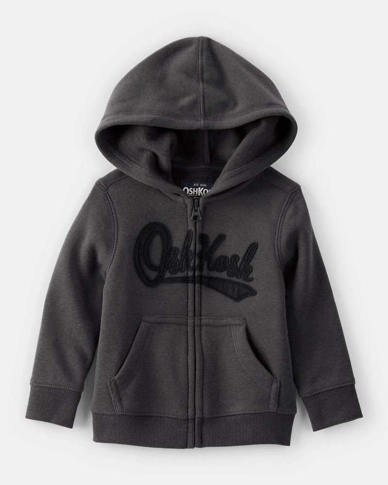 Toddler Boy OshKosh Fleece Logo Zip Jacket