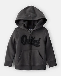 Toddler Boy OshKosh Fleece Logo Zip Jacket