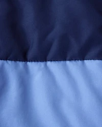 Boys Sleeveless Puffer Vest - Blue