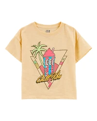 Kid Icee Graphic Tee - Yellow