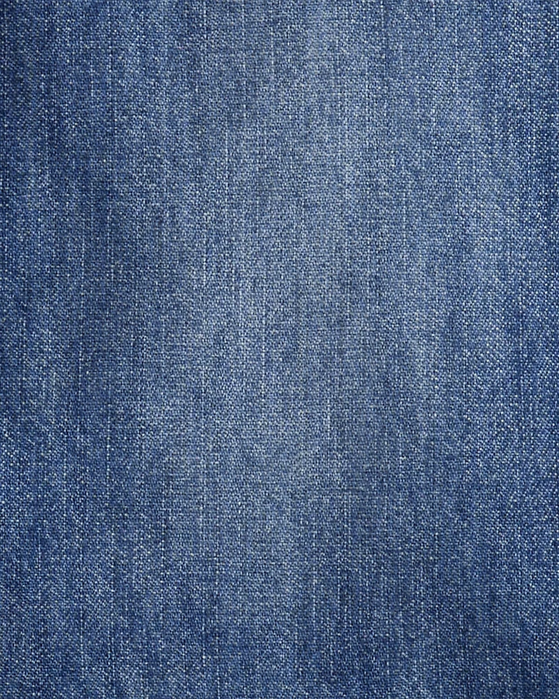 Toddler Boy Western Denim Long-Sleeve Button-Down Shirt - Blue