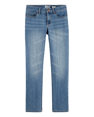 Kid Medium Blue Wash Plus-Fit Skinny-Leg Jeans
