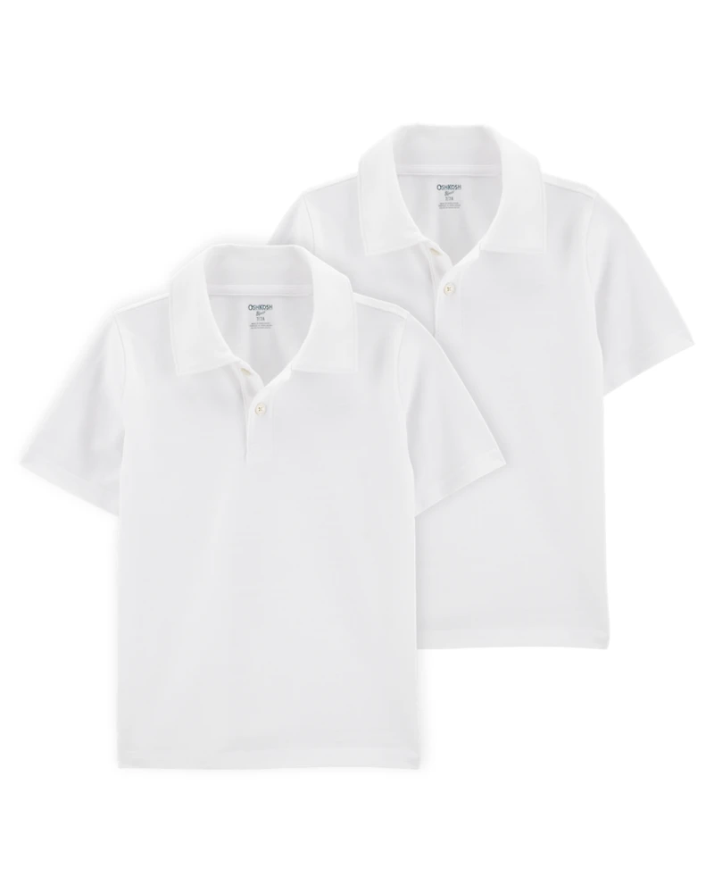 Kid -Pack Pique Uniform Polo Shirts