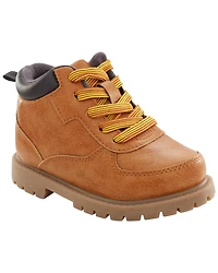 Kid High-Top Faux Leather Boots