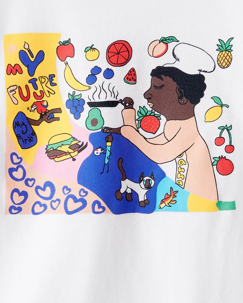 Toddler Boys & Girls Clubs 'My Future' Short-Sleeve Tee