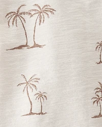 Baby 2-Piece Palm Tree Print Set Made with Organic Cotton