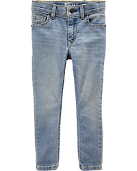 Baby Sun Faded Light Wash Skinny-Leg Jeans