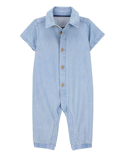 Baby Chambray Jumpsuit