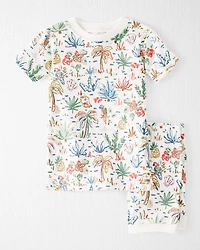 Baby Organic Cotton Pajamas Set Tropical Paradise Print