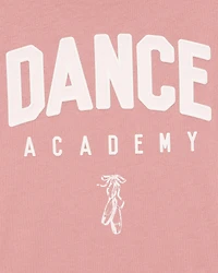 Girls Dance Academy Short-Sleeve Graphic Tee - Pink