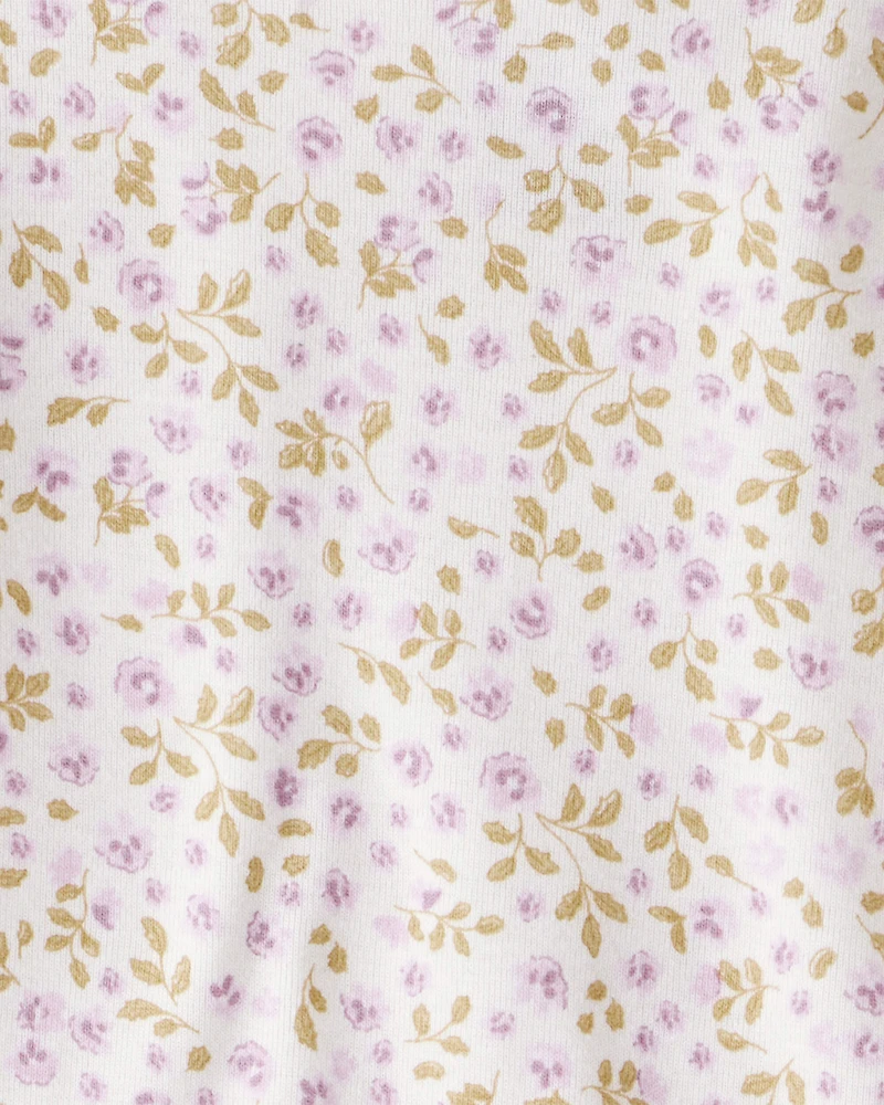 Toddler Organic Cotton  Pajamas in Botanic Muse Print