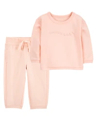 Baby 2-Piece French Terry Pullover & Pant Set