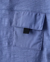 Toddler Boy Short-Sleeve Pocket Tee - Blue