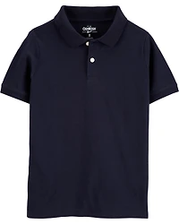 Kid Pique Cotton Uniform Polo