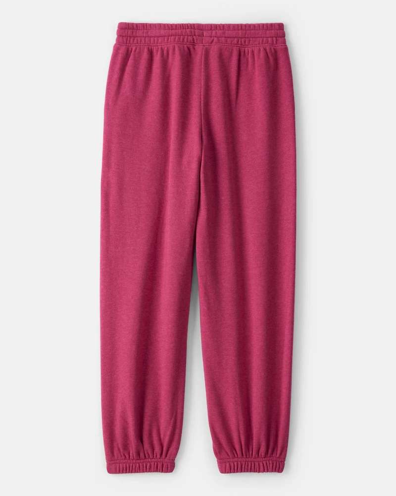 Girls DayDream Fleece Knit Drawstring Joggers