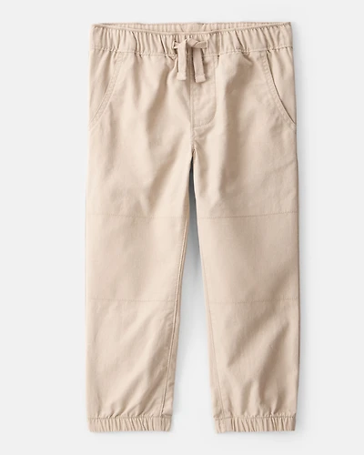 Toddler Boy  Cotton Everyday Pull-On Jogger - Khaki