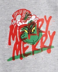Boys Dr. Seuss™ The Grinch Long-Sleeve Graphic Tee - Grey
