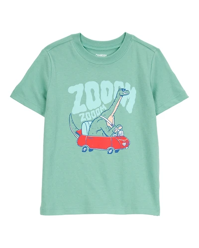 Toddler Dinosaur Short-Sleeve Graphic Tee - Green