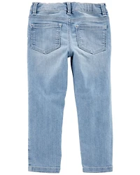 Baby Light Blue Wash Skinny-Leg Jeans