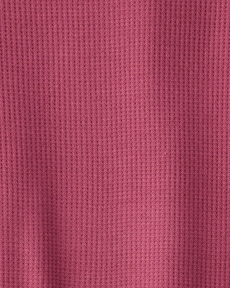 Girls PurelySoft Long-Sleeve 2-Piece Pajamas - Burgundy