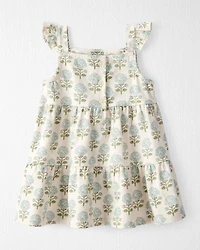 Baby Organic Cotton Floral-Print Dress