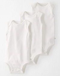 Baby 3-Pack Organic Cotton Bodysuits