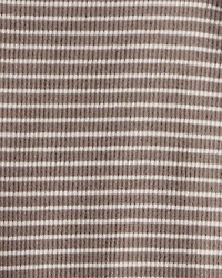 Baby Organic Cotton Sleep & Play in Brown Stripes