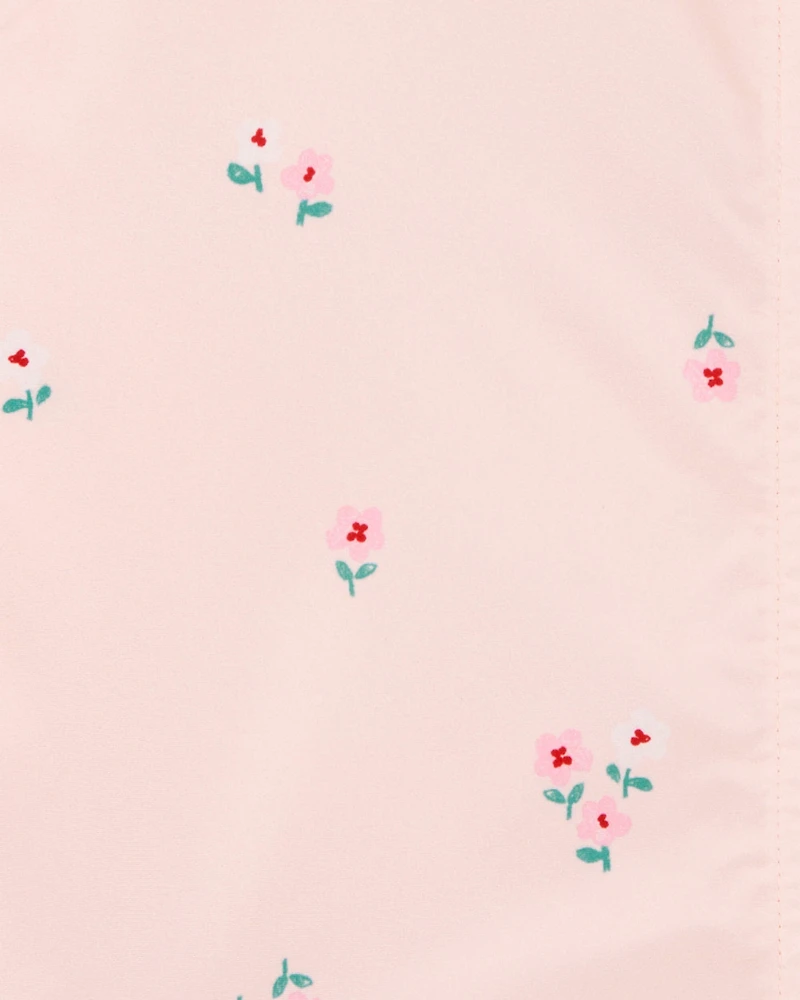Floral Rain Jacket - Pink